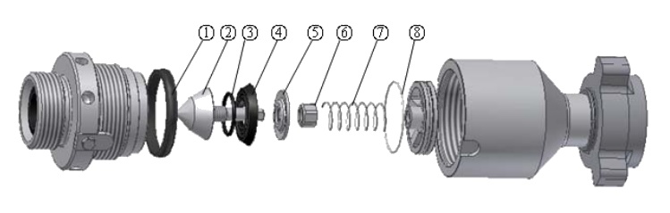 Dart Check Valve Repair Kit