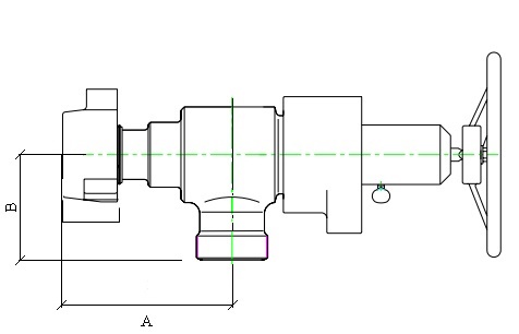 Manual choke valve