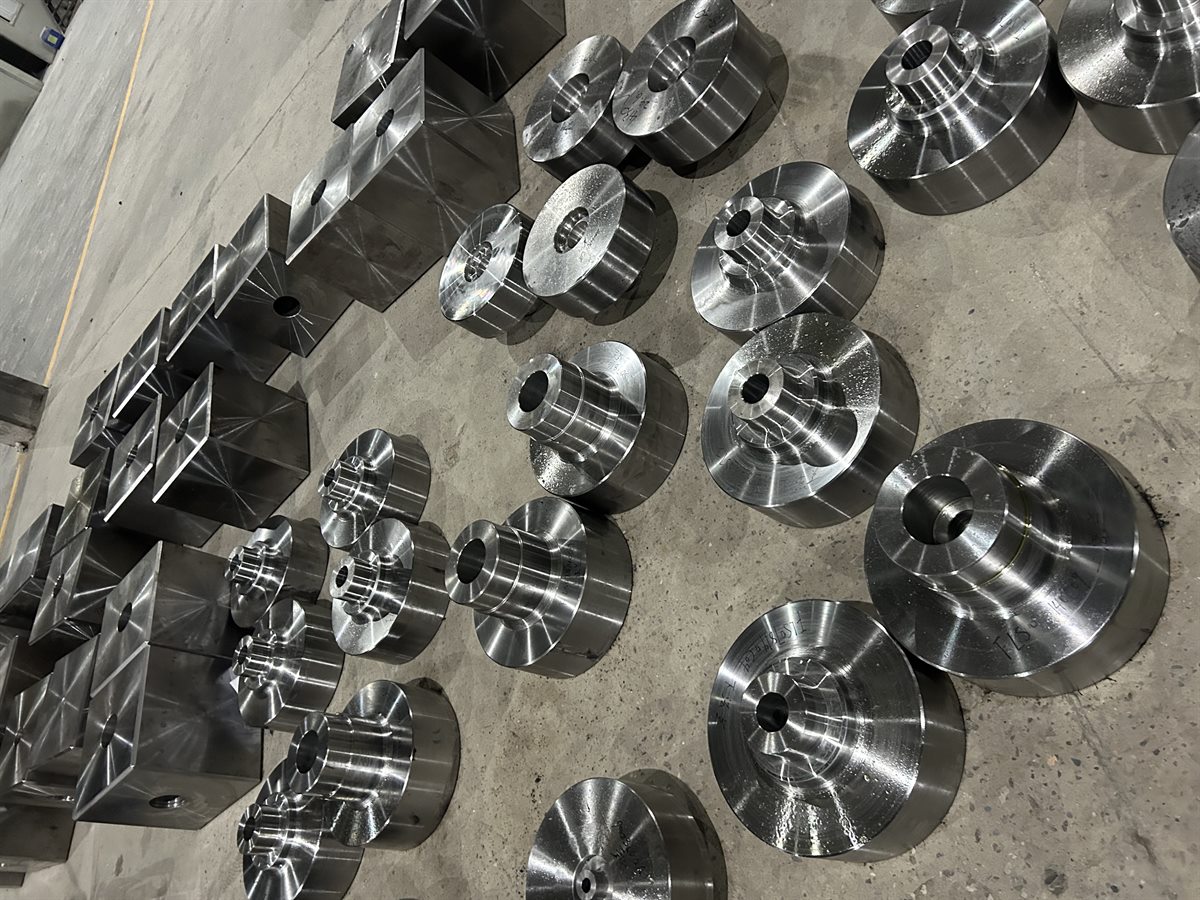 Machined parts handling