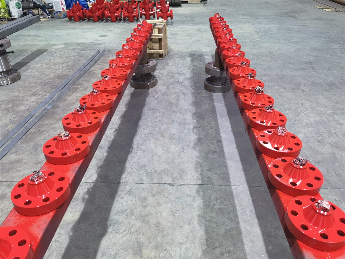 API 6A Flange: finished products handling