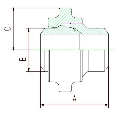 Metric Tr Thread Weld Union