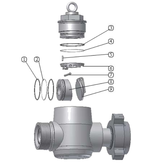 Top-Entry Flapper Check Valve Repair Kit