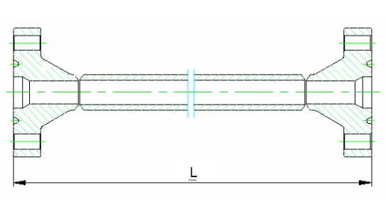 Welded Flanged Pup Joint